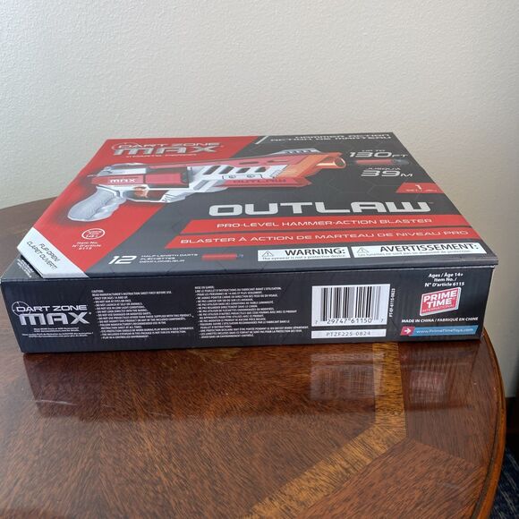 Dart Zone MAX Outlaw Blaster NEW Sealed – Never Used – Ships Fast & Safe - Picture 8 of 9